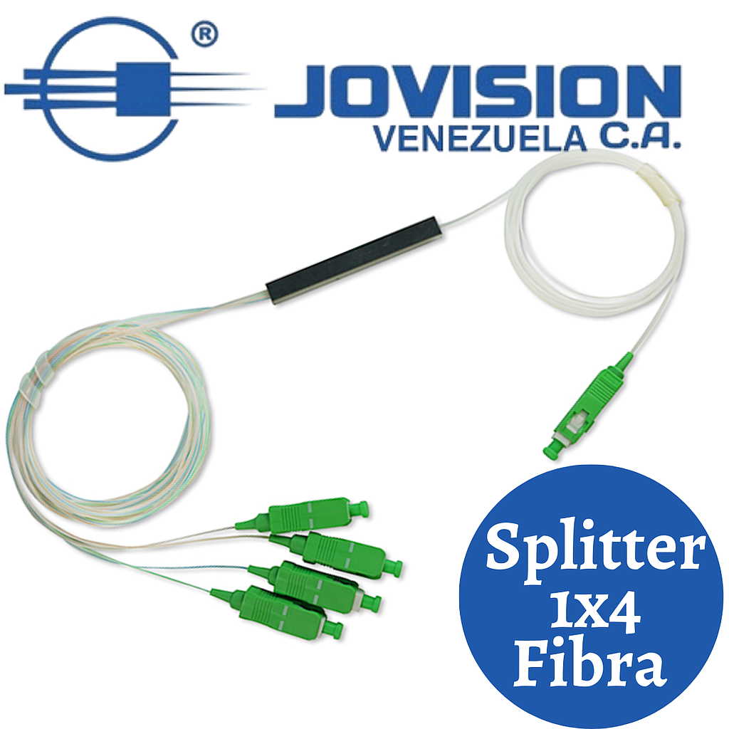 Splitter Divisor Fibra Optica Plc 1x4 Sc Apc Monomodo Ftth-AGOTADO