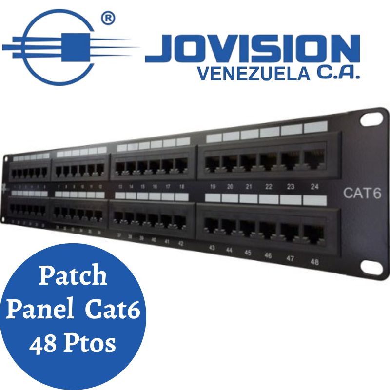 Patch Panel Cat6 48 Puertos Rackeable. Redes - Red 